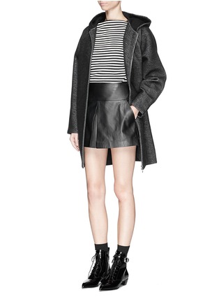 Figure View - Click To Enlarge - T BY ALEXANDER WANG - French terry scuba hood jacket