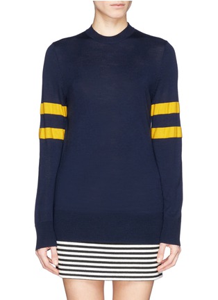 Main View - Click To Enlarge - T BY ALEXANDER WANG - Rugby stripe merino wool sweater