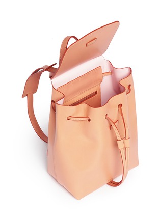 Detail View - Click To Enlarge - MANSUR GAVRIEL - Mini contrast lining leather backpack