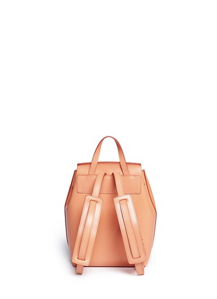 Back View - Click To Enlarge - MANSUR GAVRIEL - Mini contrast lining leather backpack