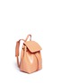 Front View - Click To Enlarge - MANSUR GAVRIEL - Mini contrast lining leather backpack