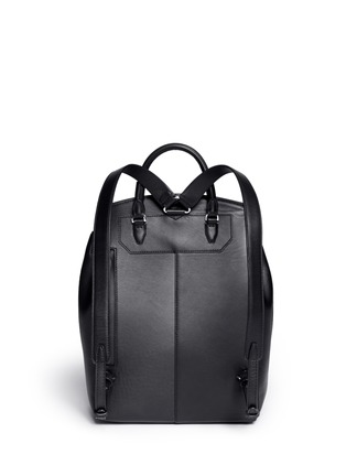 Back View - Click To Enlarge - ALEXANDER WANG - 'Prisma' rhodium eyelet leather backpack