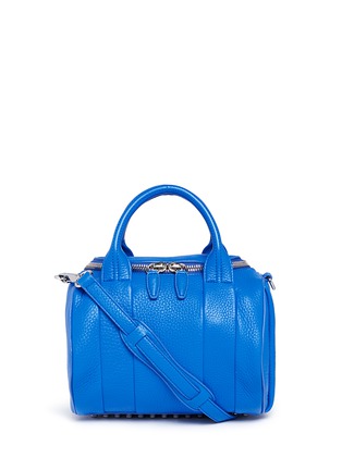 Main View - Click To Enlarge - ALEXANDER WANG - 'Rockie' pebbled leather duffle bag