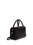 Front View - Click To Enlarge - THOMAS WYLDE - 'Baby Love' skull stud quilted leather duffle bag