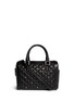 Main View - Click To Enlarge - THOMAS WYLDE - 'Baby Love' skull stud quilted leather duffle bag
