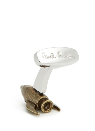 Detail View - Click To Enlarge - PAUL SMITH - Tin toy rocket cufflinks