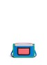 Back View - Click To Enlarge - PIERRE HARDY - 'Alpha' mini colourblock leather shoulder bag