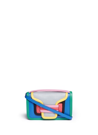 Main View - Click To Enlarge - PIERRE HARDY - 'Alpha' mini colourblock leather shoulder bag