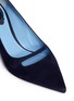 Detail View - Click To Enlarge - RENÉ CAOVILLA - x BLITZ suede Mary Jane pumps