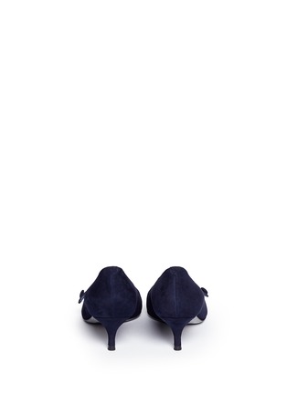 Back View - Click To Enlarge - RENÉ CAOVILLA - x BLITZ suede Mary Jane pumps