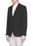 Front View - Click To Enlarge - THEORY - 'Rodolf' nylon blend blazer