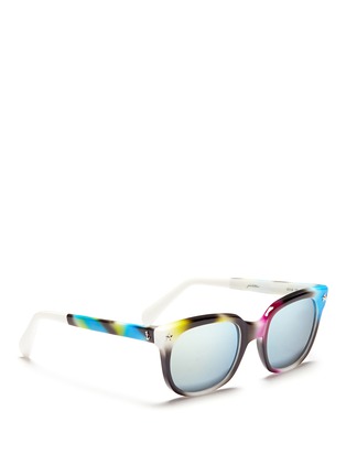 Figure View - Click To Enlarge - SHERIFF & CHERRY - 'G11' graffiti print varnished acetate sunglasses