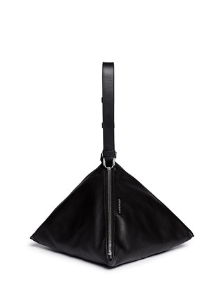 Main View - Click To Enlarge - GIVENCHY - 'Triangle' large leather bag