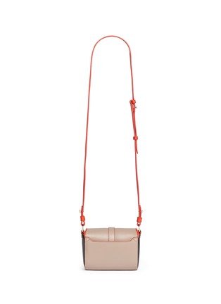 Back View - Click To Enlarge - GIVENCHY - 'Obsedia Coney' tricolour leather crossbody bag
