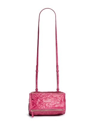 Main View - Click To Enlarge - GIVENCHY - 'Pandora' mini crinkle leather bag 