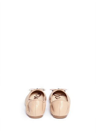 Back View - Click To Enlarge - SAM EDELMAN - 'Felicia' leather ballet flats
