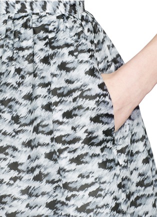 Detail View - Click To Enlarge - WHISTLES - Pelt print silk skirt