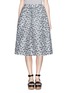 Main View - Click To Enlarge - WHISTLES - Pelt print silk skirt