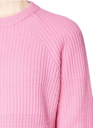 Detail View - Click To Enlarge - WHISTLES - Kristen side slit cashmere sweater