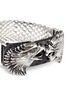 Detail View - Click To Enlarge - TOGA ARCHIVES - Double eagle chain mesh leather bracelet