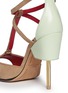 Detail View - Click To Enlarge - GIVENCHY - 'Marzia' metal stiletto suede sandals