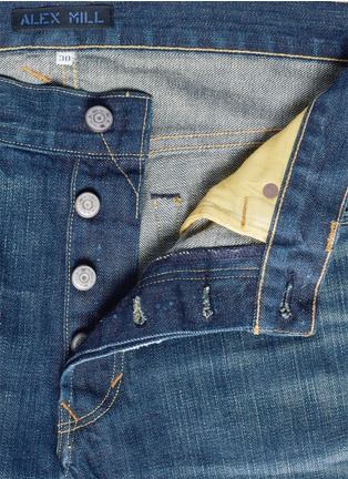  - ALEX MILL - 'A-type' sandwashed slim fit jeans
