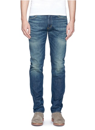 Main View - Click To Enlarge - ALEX MILL - 'A-type' sandwashed slim fit jeans