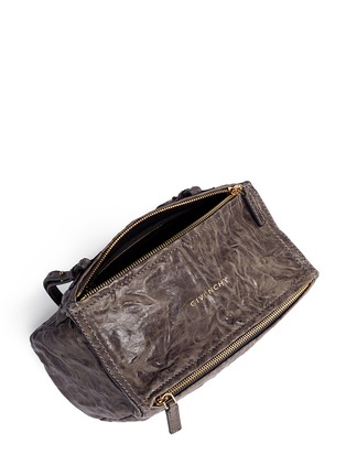 Detail View - Click To Enlarge - GIVENCHY - 'Pandora' mini crinkled leather bag