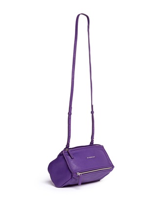 Front View - Click To Enlarge - GIVENCHY - 'Pandora' mini leather bag