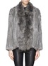 Main View - Click To Enlarge - ELIZABETH AND JAMES - 'Bianca' rabbit and coyote fur jacket