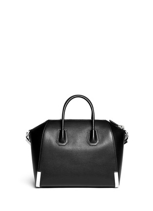 Back View - Click To Enlarge - GIVENCHY - 'Antigona' medium leather bag