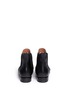 Back View - Click To Enlarge - ALAÏA - Braid cutout leather Chelsea boots
