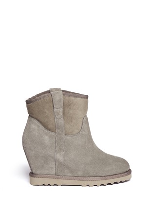 Main View - Click To Enlarge - ASH - 'Yakoo' suede wedge boots