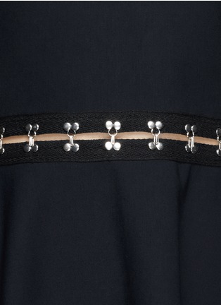 Detail View - Click To Enlarge - ELIZABETH AND JAMES - 'Renata' chain waistband dress