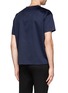 Back View - Click To Enlarge - VALENTINO GARAVANI - Double cloth T-shirt