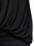 Detail View - Click To Enlarge - ELIZABETH AND JAMES - Ruched jersey high-low tank top