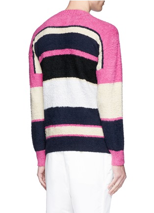 Back View - Click To Enlarge - SACAI - Stripe cotton sweater