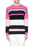 Main View - Click To Enlarge - SACAI - Stripe cotton sweater