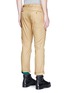 Back View - Click To Enlarge - SACAI - Roll cuff overydye cotton chinos