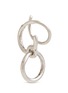 Detail View - Click To Enlarge - MARIA BLACK - 'Saga Twirl' swirl hoop sterling silver earrings
