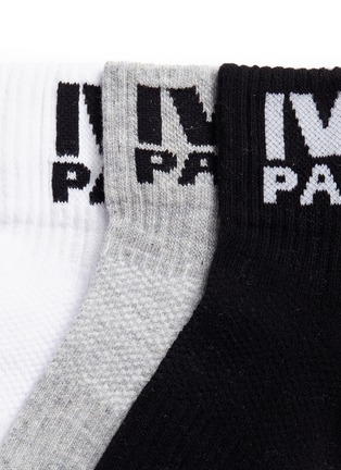 Detail View - Click To Enlarge - IVY PARK - Logo ankle trainer socks 3-pair pack