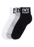 Main View - Click To Enlarge - IVY PARK - Logo ankle trainer socks 3-pair pack