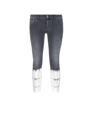 Main View - Click To Enlarge - PALM ANGELS - Dyed stripe cropped skinny jeans