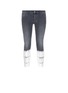Main View - Click To Enlarge - PALM ANGELS - Dyed stripe cropped skinny jeans