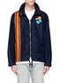 Main View - Click To Enlarge - PALM ANGELS - Smiley® patch windbreaker jacket