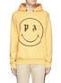 Main View - Click To Enlarge - PALM ANGELS - x Smiley® logo print cotton hoodie