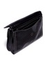  - HILLIER BARTLEY - Faux pearl pin leather saddle bag