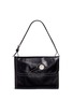 Main View - Click To Enlarge - HILLIER BARTLEY - Faux pearl pin leather saddle bag