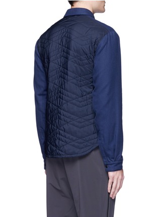 Back View - Click To Enlarge - AZTECH MOUNTAIN - 'Loge Peak' padded shirt jacket