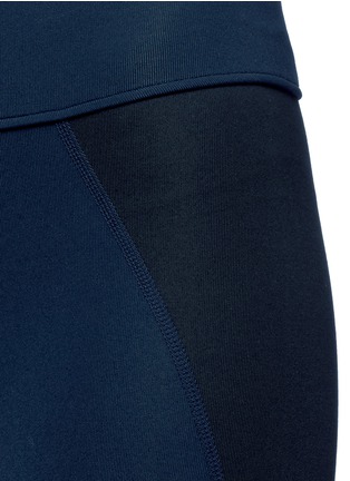 Detail View - Click To Enlarge - LIVE THE PROCESS - 'Contour' cropped performance leggings